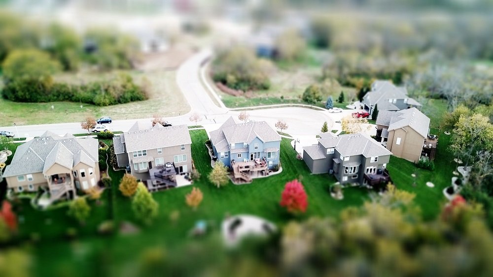Image of a miniture neighborhood